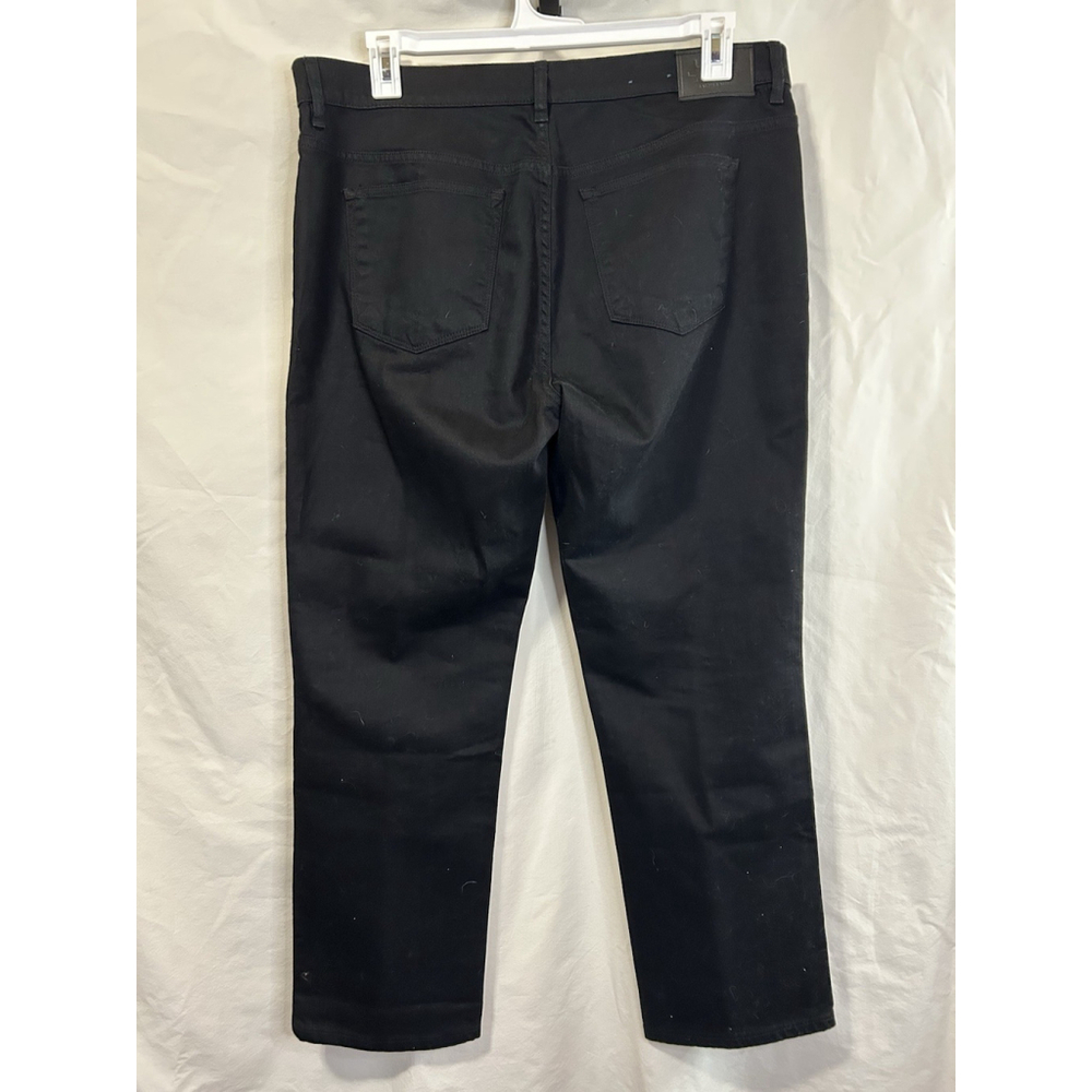 Lauren Ralph Lauren Size 16 Black Jeans Pants Classic straight Five Pocket EUC - Picture 7 of 10
